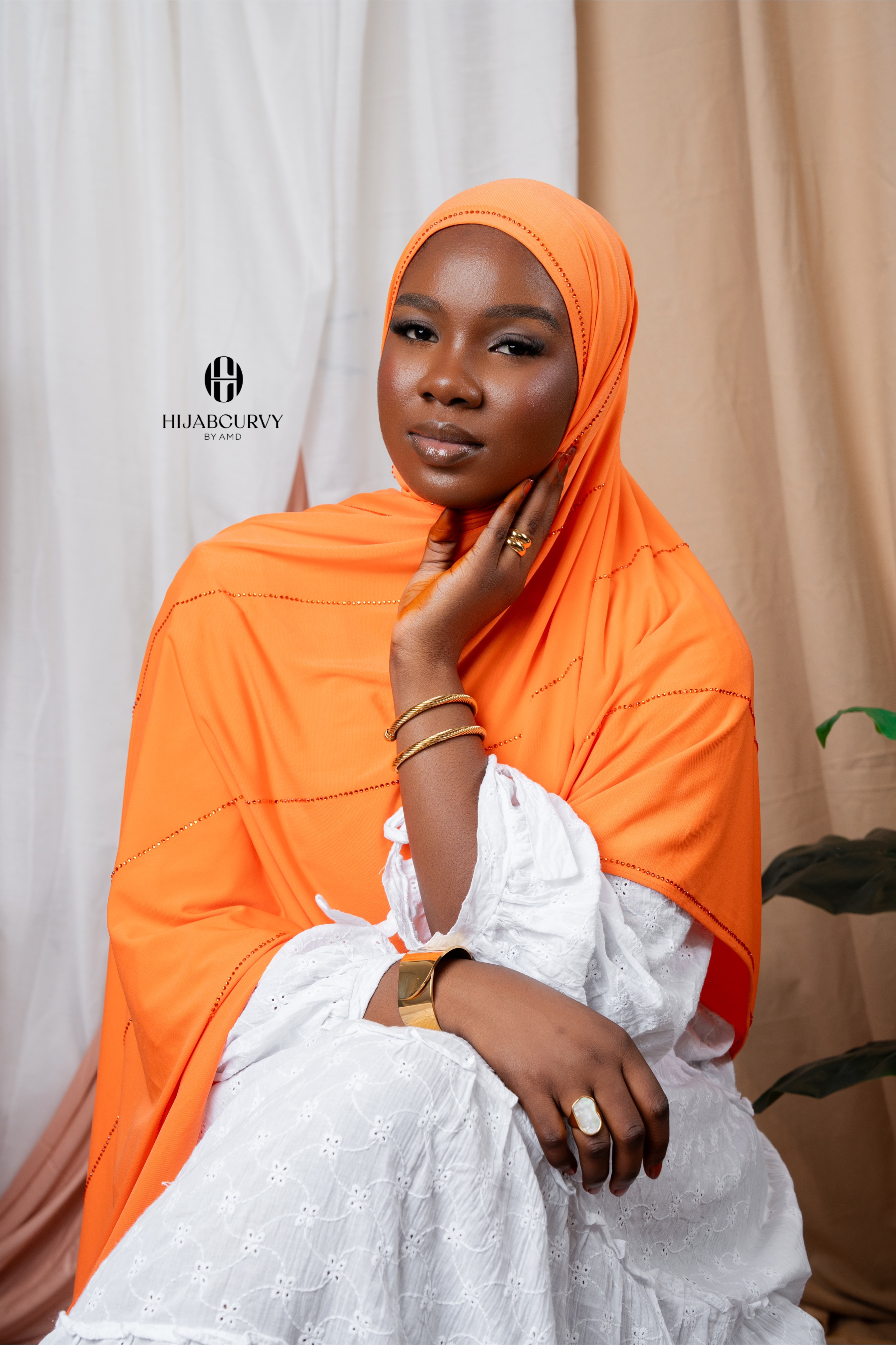 Jersey Premium strass orange