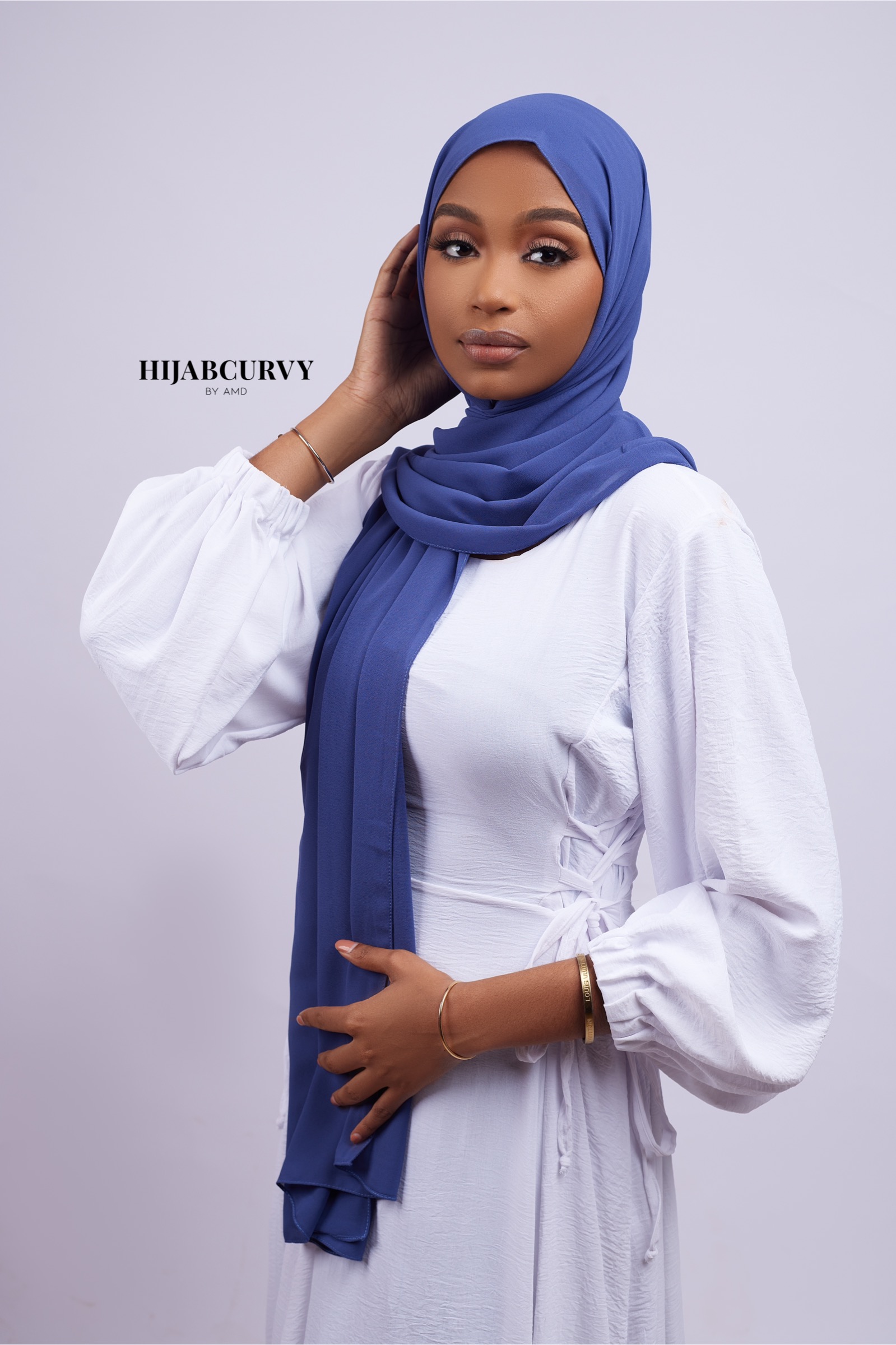Mousseline avec Bonnet Bleu