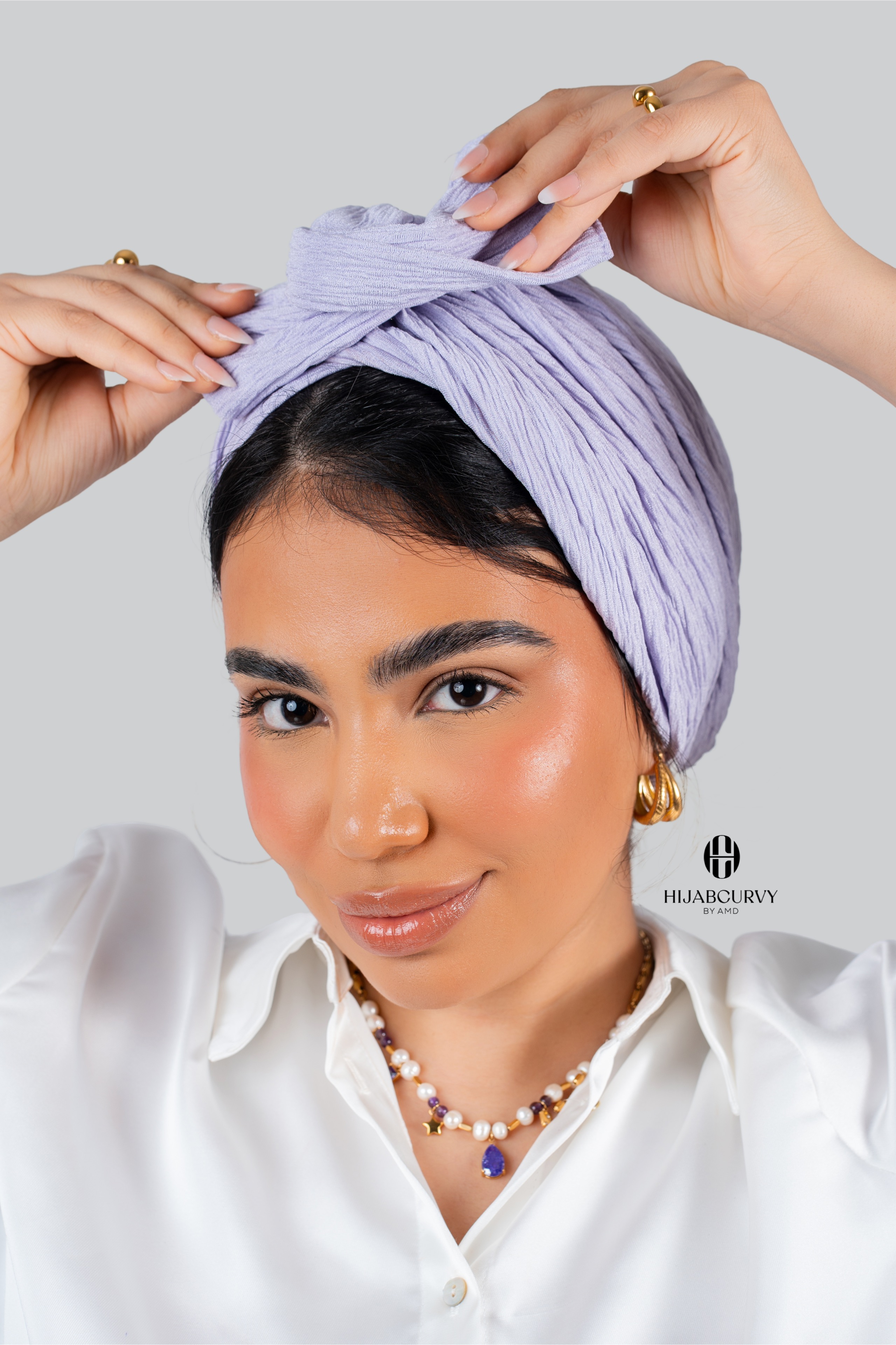 Bonnet turban Lava
