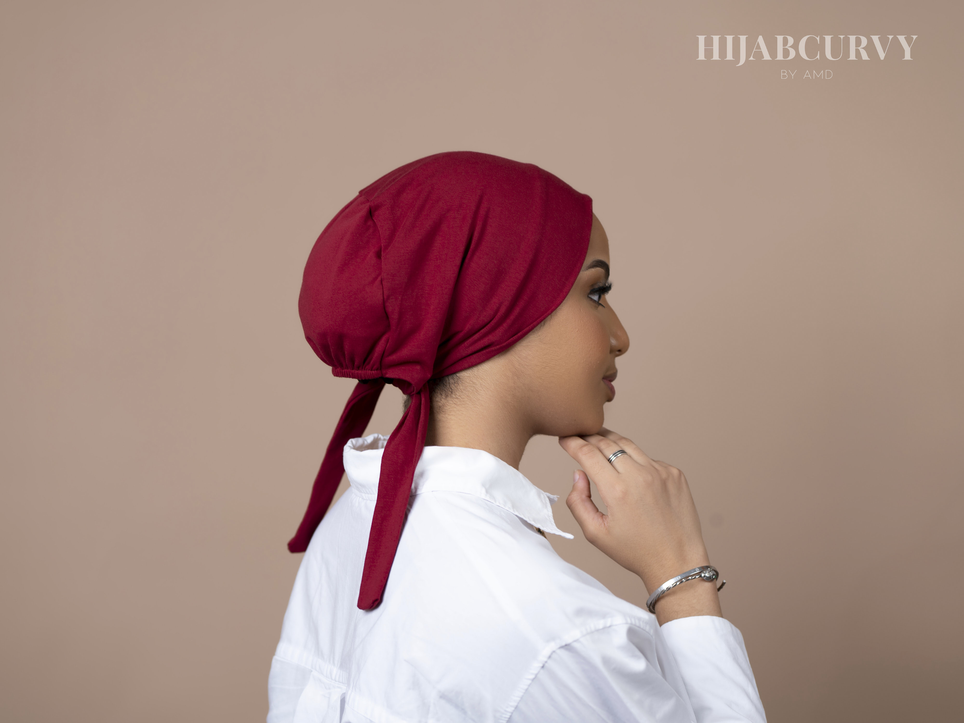 Bonnet 100% cotons Bordeaux