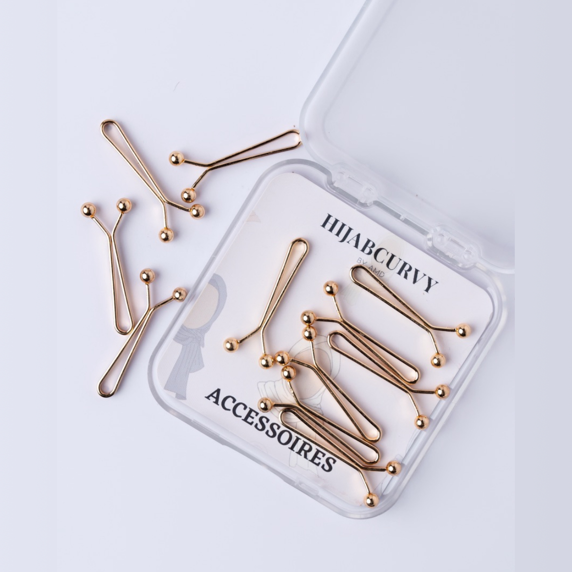 Pin 2.0 dore 12 pcs
